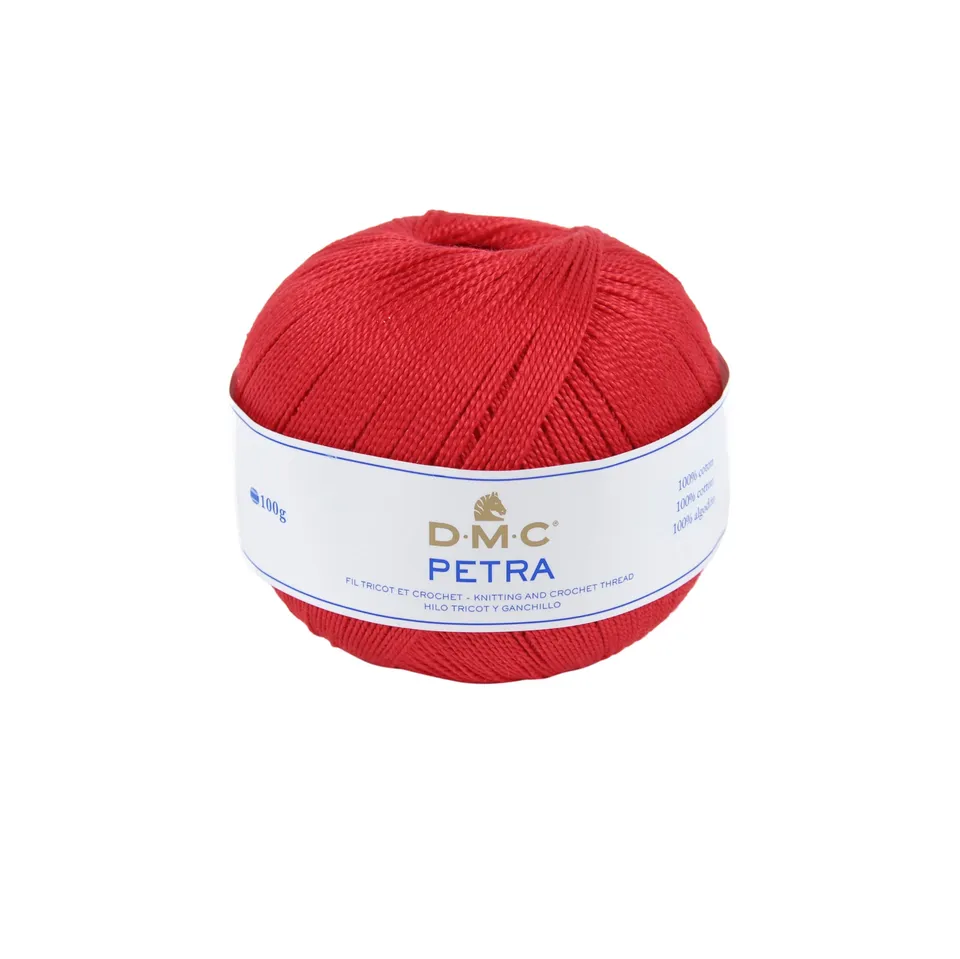 dmc-petra-nr-8-h-kelgarn-100g-rot-baumwolle image 1