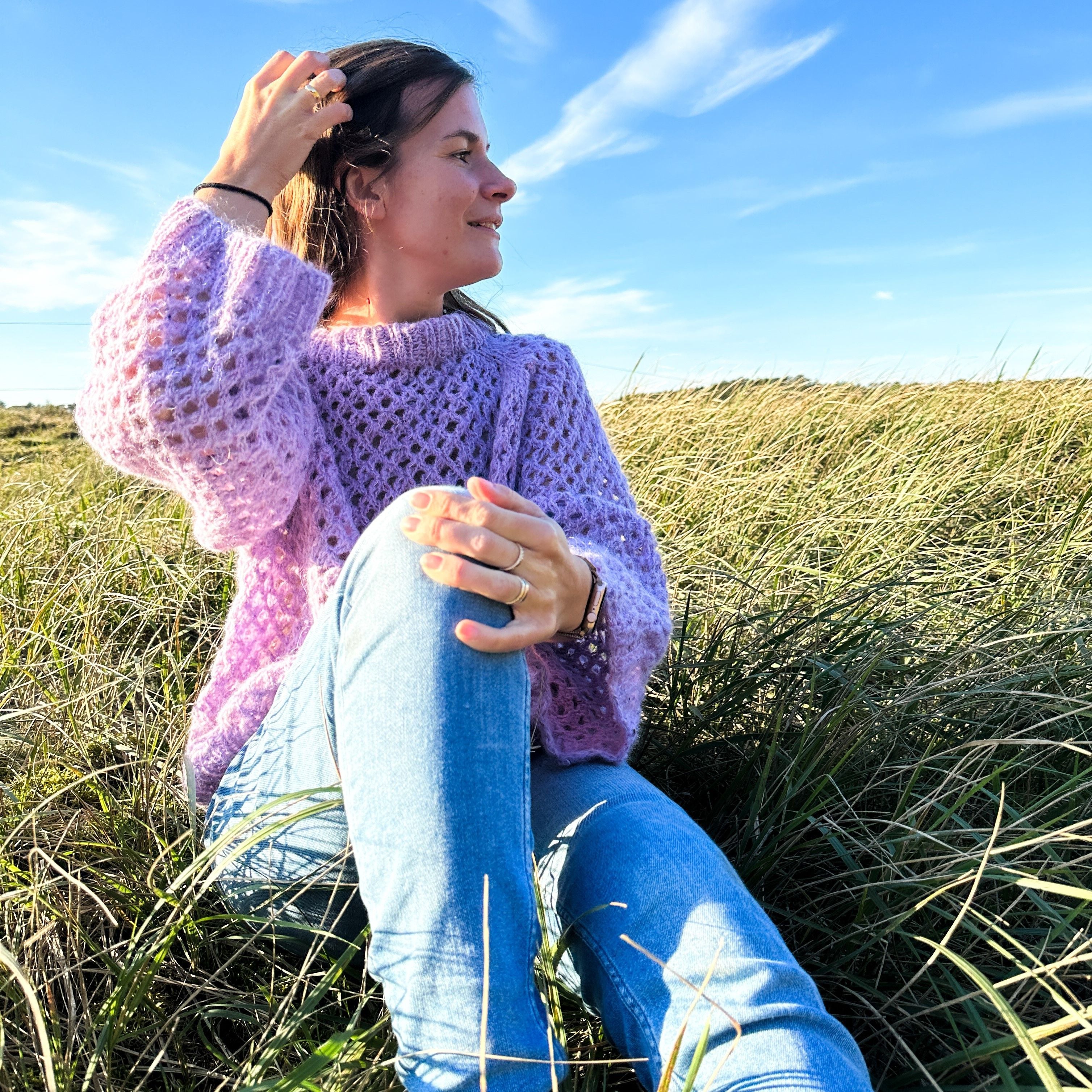 hobbii-lavender-fields-pullover-strickanleitung-pdf-xs-3xl-loch image 2