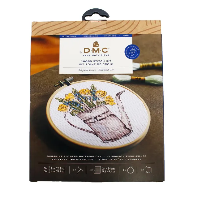 dmc-anna-matvieieva-gie-kanne-mit-blumen-kreuzstichset-mittel image 1