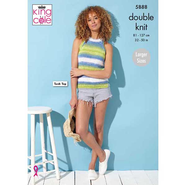 king-cole-5888-strickanleitung-tops-tropical-beaches-dk image 1