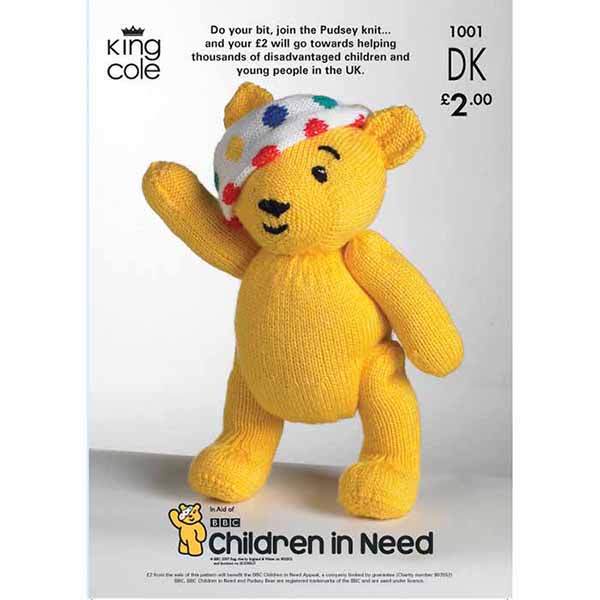 king-cole-1001-pudsey-bear-strickanleitung-big-value-dk image 1