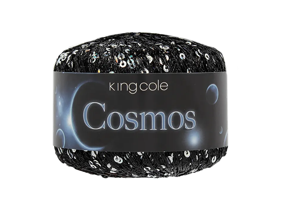 king-cole-cosmos-glitzerwolle-glitzer-garn-silber image 1