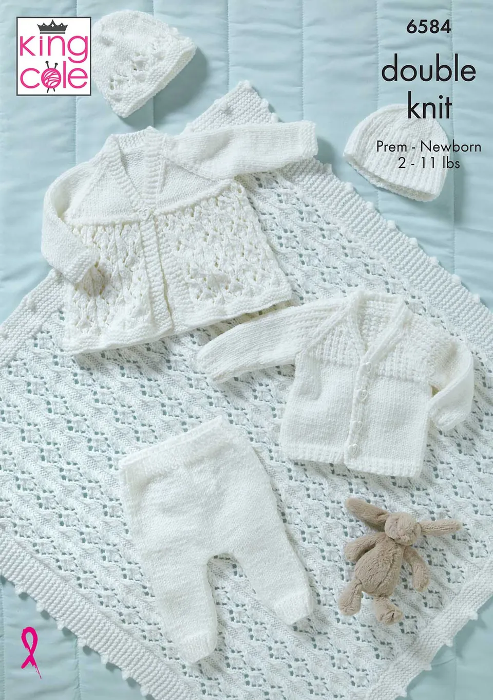 king-cole-patterns-baby-6584-strickanleitung-cherished-dk image 1