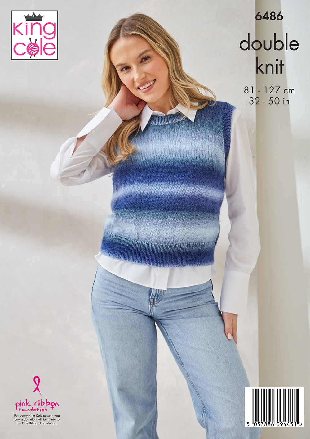 king-cole-6486-weste-strickanleitung-riot-dk-pullunder image 2