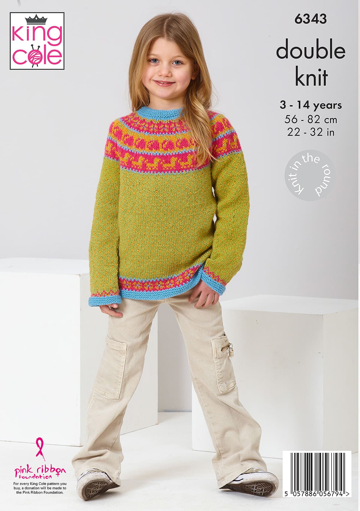 king-cole-6343-merino-blend-dk-strickanleitung-pullover image 2