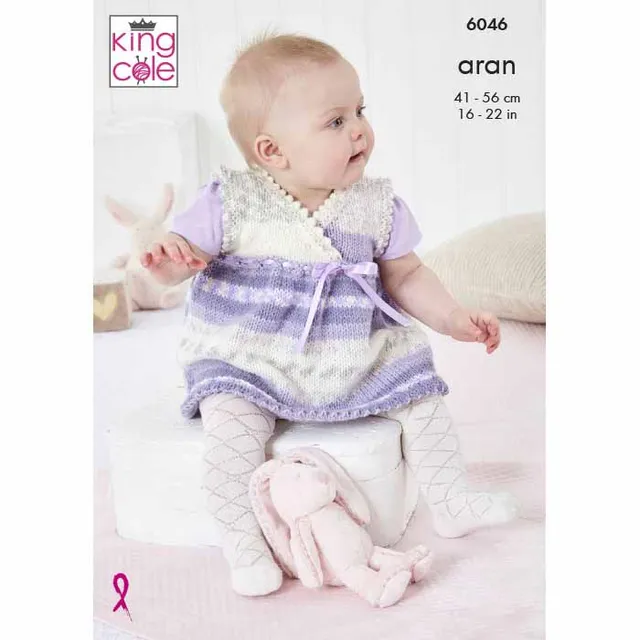 king-cole-6046-latzkleid-strickanleitung-cosy-love-aran image 1