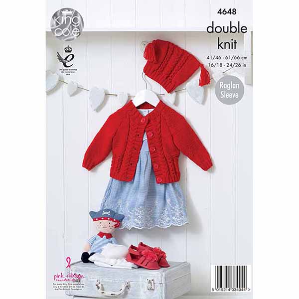 king-cole-4648-strickanleitung-cardigans-cherished-dk image 2