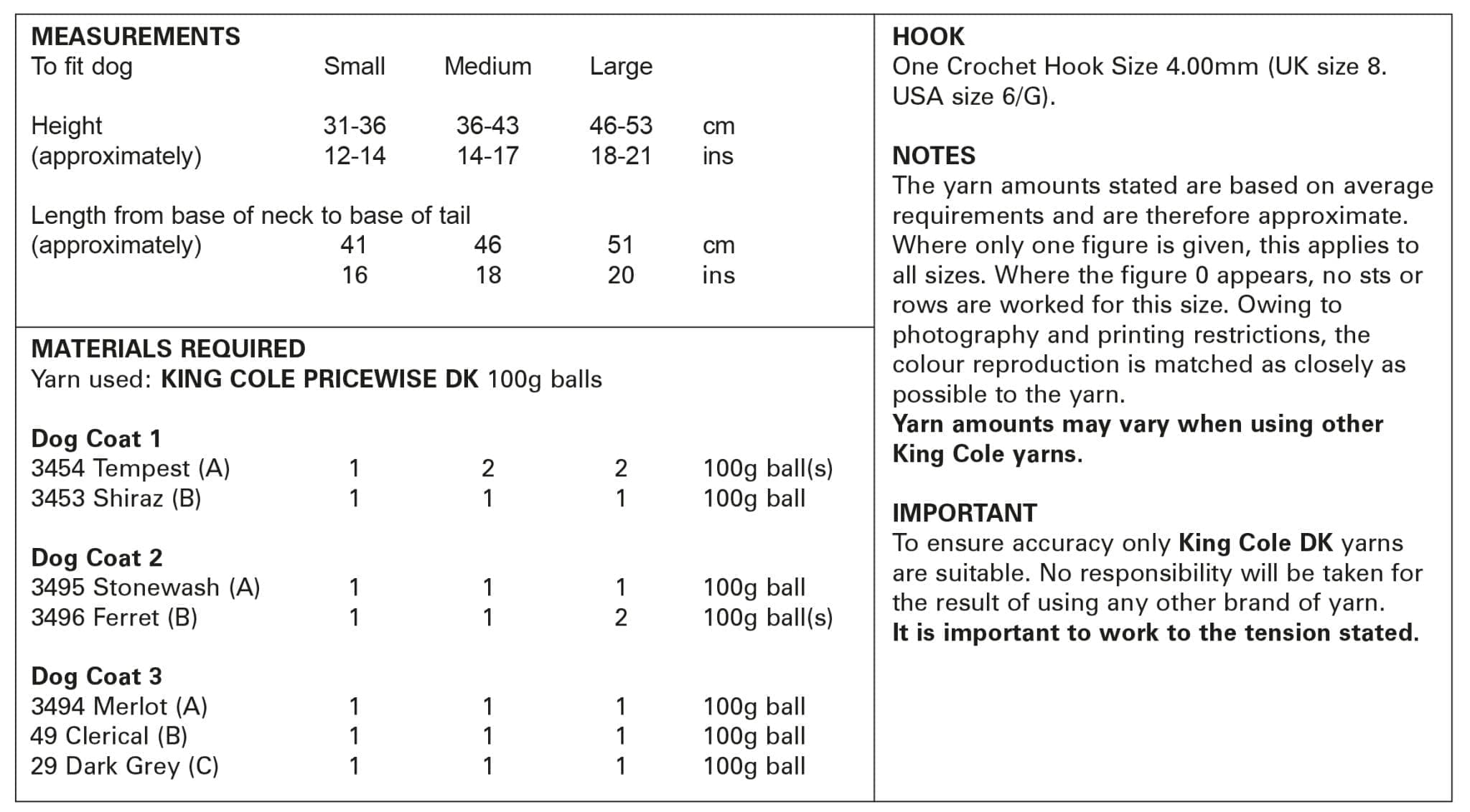 king-cole-patterns-5760-h-kelanleitung-hundemantel-pricewise-dk image 2