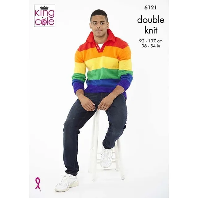 king-cole-patterns-6121-strickanleitung-pullover-weste-pricewise-dk image 1