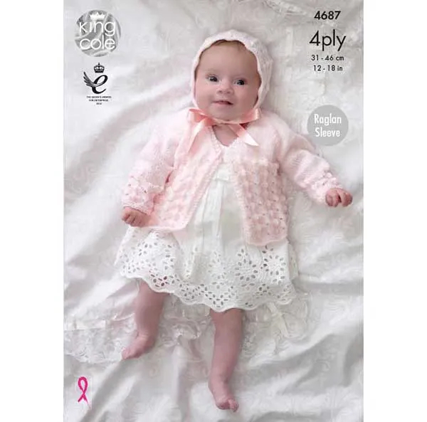 king-cole-4687-strickanleitung-mantel-m-tze-comfort-4ply image 1