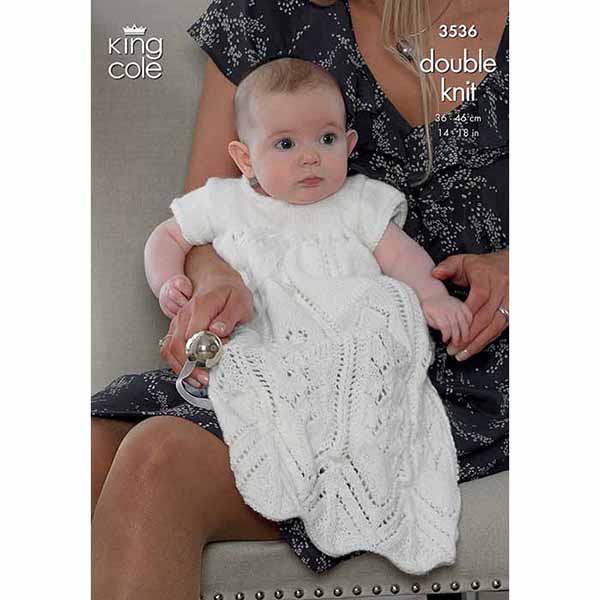 king-cole-patterns-3536-strickanleitung-taufset-comfort-dk image 1