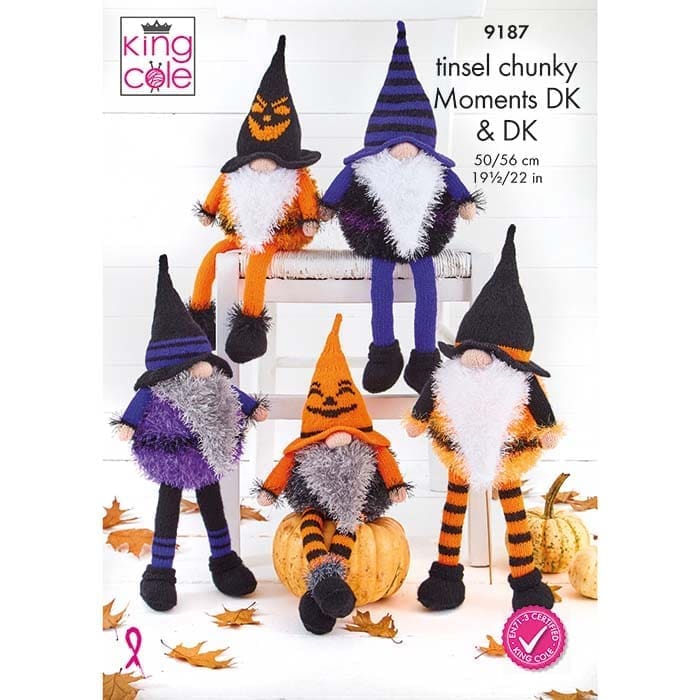 king-cole-9187-strickanleitung-halloween-gonks-deko-dk image 1
