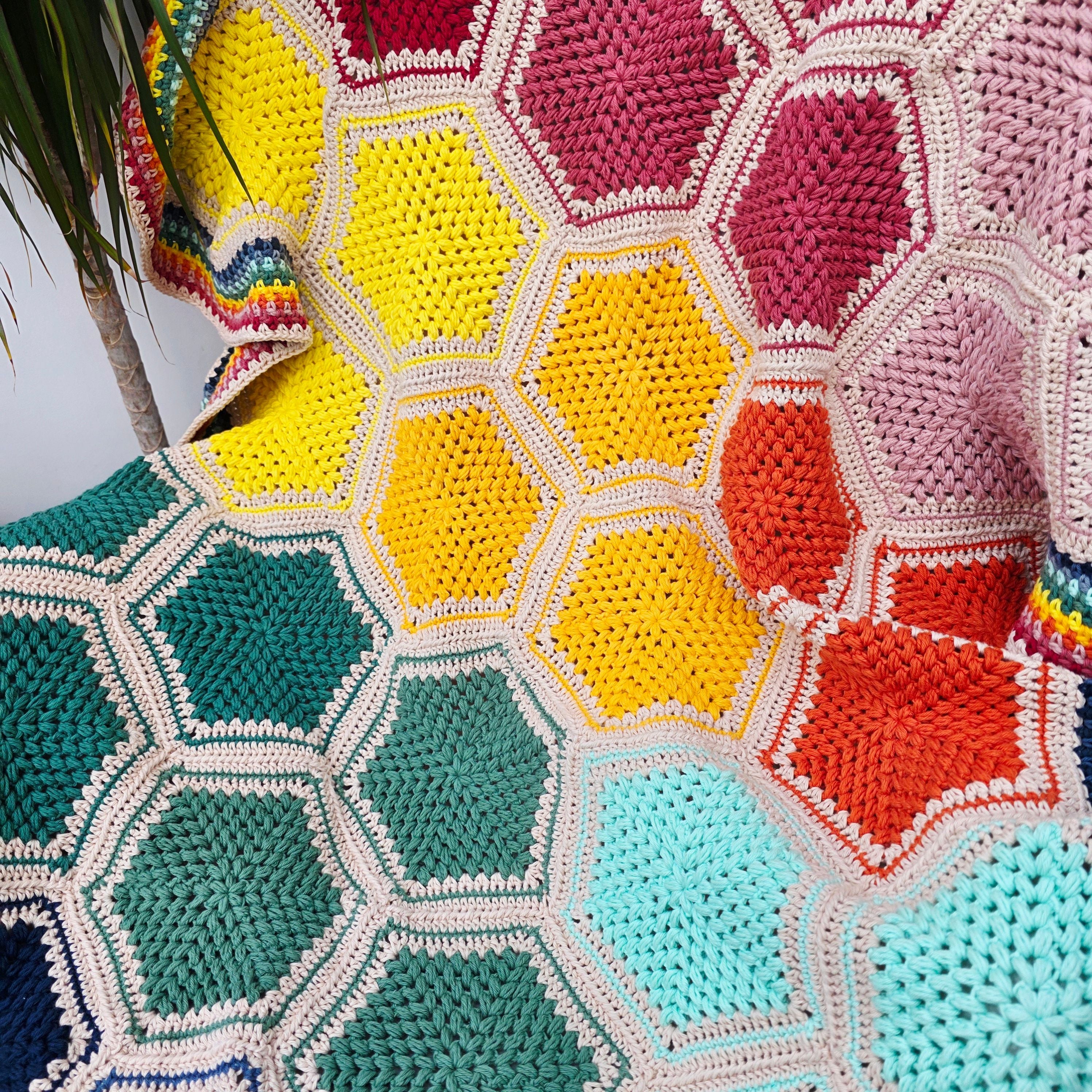 hobbii-groovy-babydecke-h-kelanleitung-waben-103x139-cm image 3