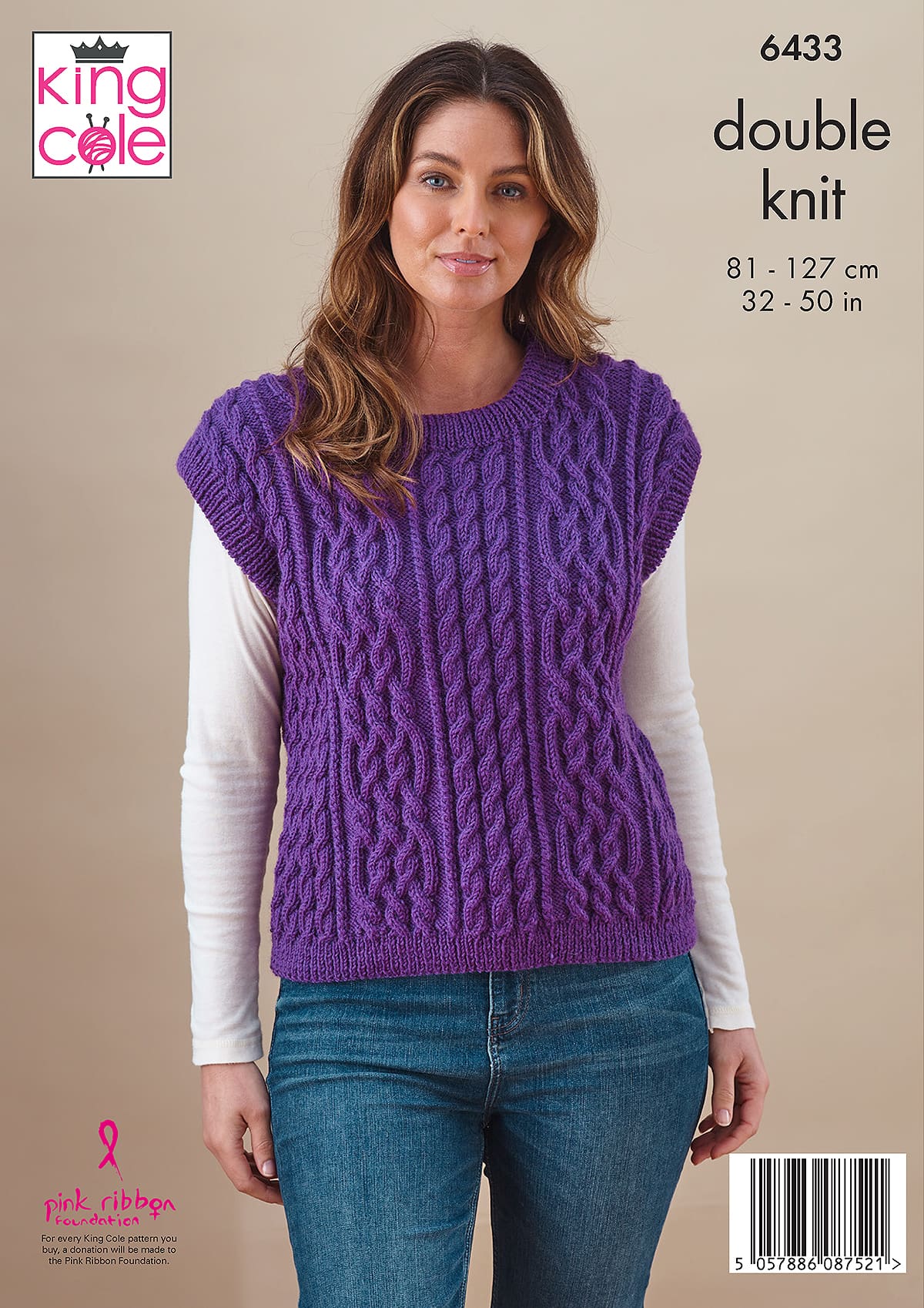 king-cole-patterns-6433-cardigan-pullunder-strickanleitung-merino-dk image 2