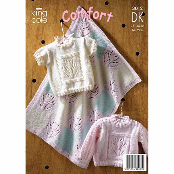 king-cole-patterns-3012-strickanleitung-pullover-decke-comfort image 2