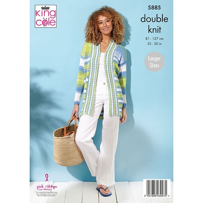 king-cole-5885-pullover-jacke-strickanleitung-tropical-beaches-dk image 2