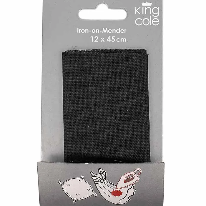 king-cole-haberdashery-b-gelflicken-schwarz-45-x-12cm image 1