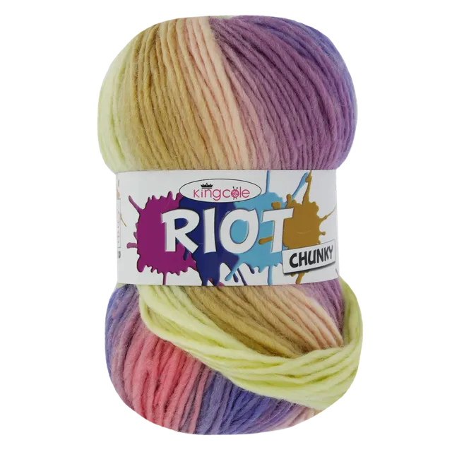 king-cole-riot-chunky-wolle-farbverlauf-100g-wolle-acryl image 1