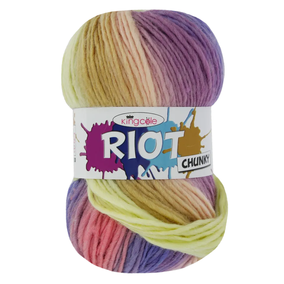 king-cole-riot-chunky-wolle-farbverlauf-100g-wolle-acryl image 1