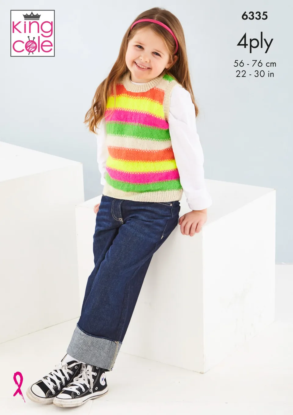 king-cole-patterns-6335-strickanleitung-slipover-weste-4ply image 1