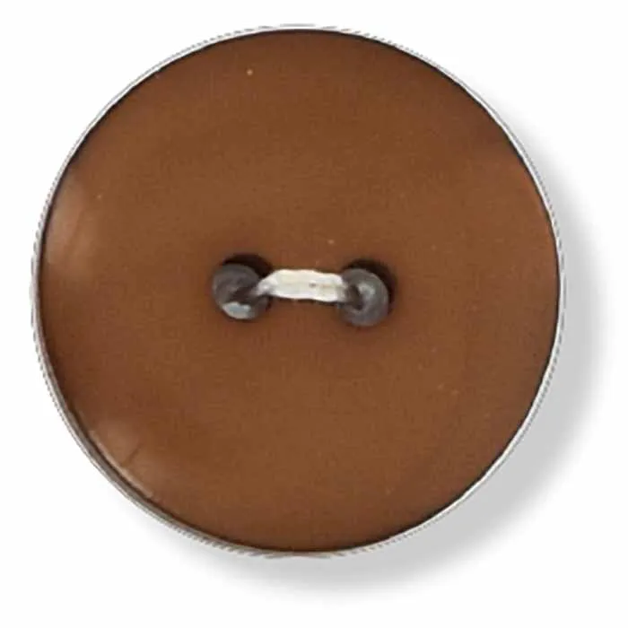 king-cole-haberdashery-knopf-braun-30-ligne-rund image 1