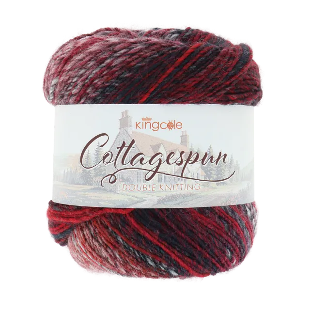king-cole-cottagespun-dk-strickwolle-tweed-optik image 1