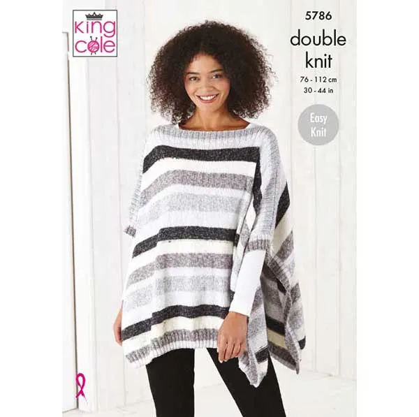 king-cole-patterns-5786-strickanleitung-tabard-harvest-dk image 1