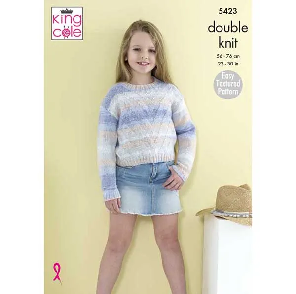 king-cole-patterns-5423-strickanleitung-pullover-beaches-dk image 1