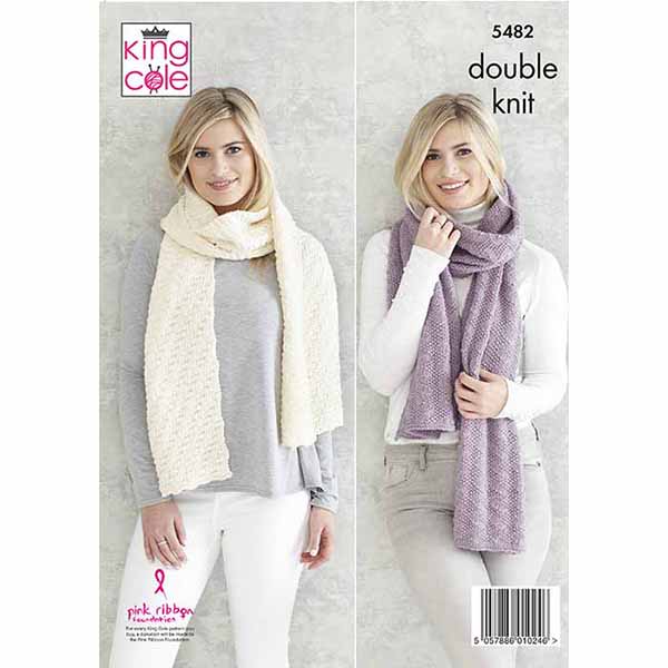 king-cole-5482-strickanleitung-m-tze-schal-tuch-subtle-drifter-dk image 1