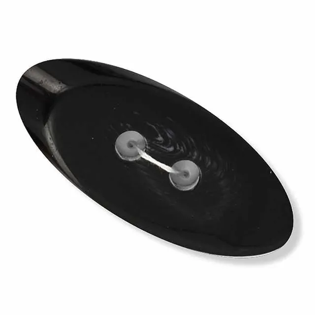 king-cole-haberdashery-oval-knopf-charcoal-50-mm image 1