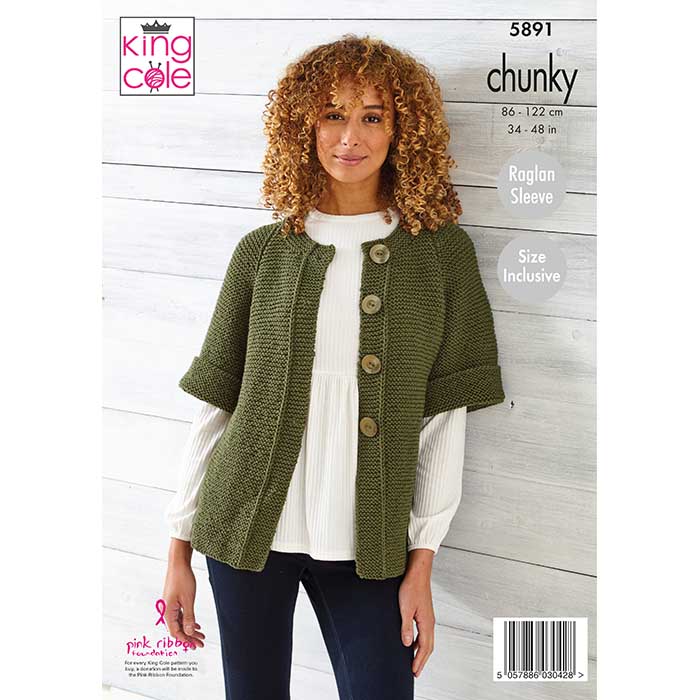 king-cole-patterns-5891-wildwood-chunky-pullover-strickanleitung image 2
