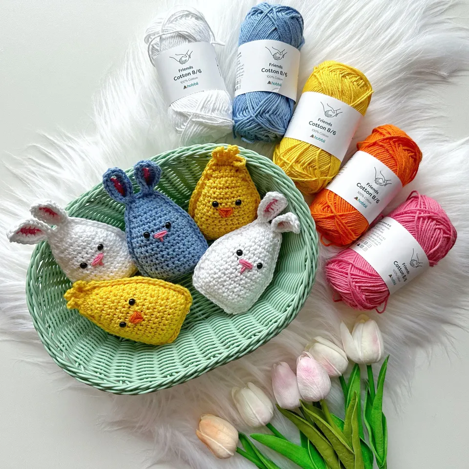 hobbii-anleitungen-cute-easter-bunny-and-chick-amigurumi-pdf image 1