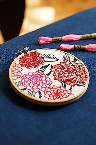 dmc-moulin-stickset-dahlien-tb198-anf-nger-rot-rosa-ring image 3