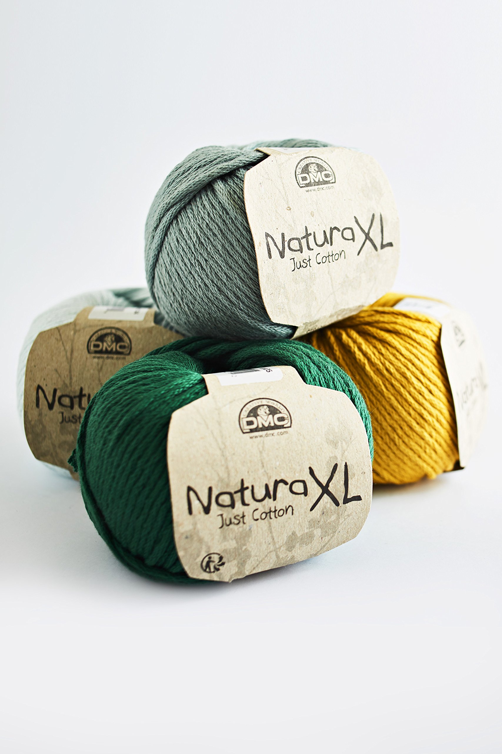 dmc-natura-xl-garn-100g-gr-n-085-baumwolle-dick image 3