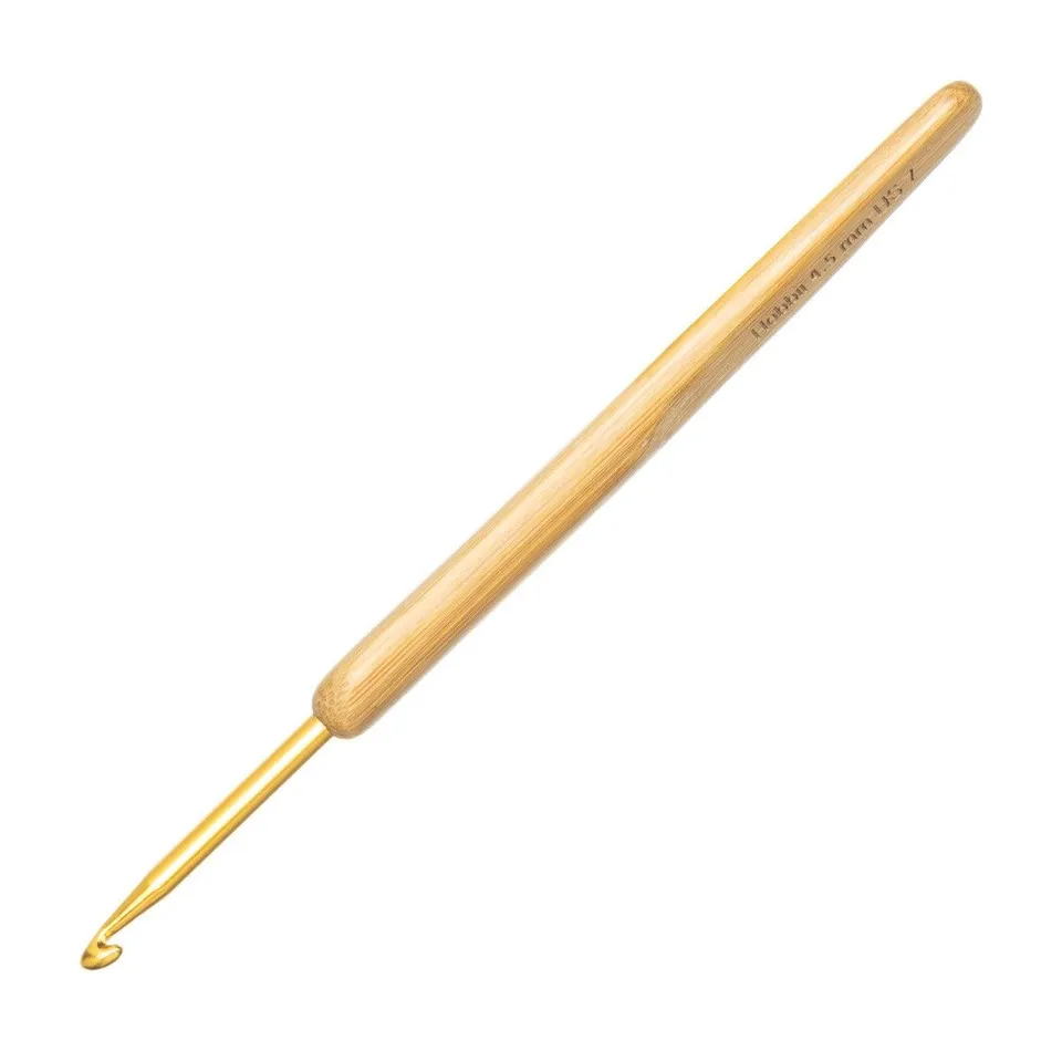 hobbii-h-kelnadeln-h-kelnadel-bambus-4-0-mm-goldhaken image 1
