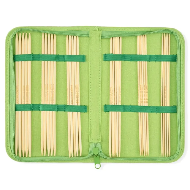 hobbii-bamboo-nadelspiel-set-20cm-2-5-5-0mm-moso-bambus-6-st-rken image 1