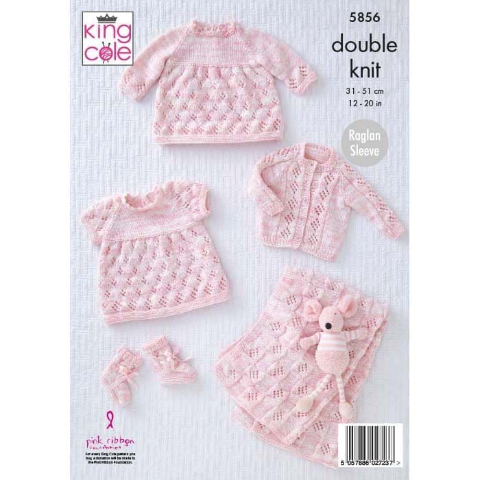 king-cole-5856-strickanleitung-kleid-cardigan-decke-dk image 2