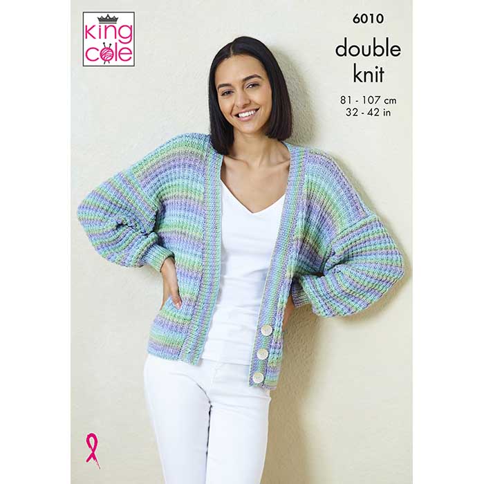king-cole-6010-cardigan-pullover-strickanleitung-beaches-dk image 1