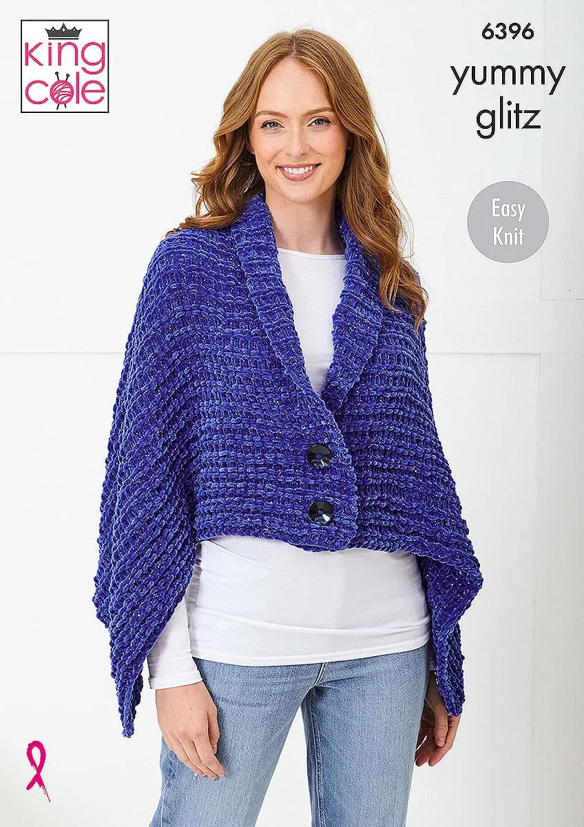 king-cole-6396-strickanleitung-schal-m-tze-yummy-glitz-set image 1