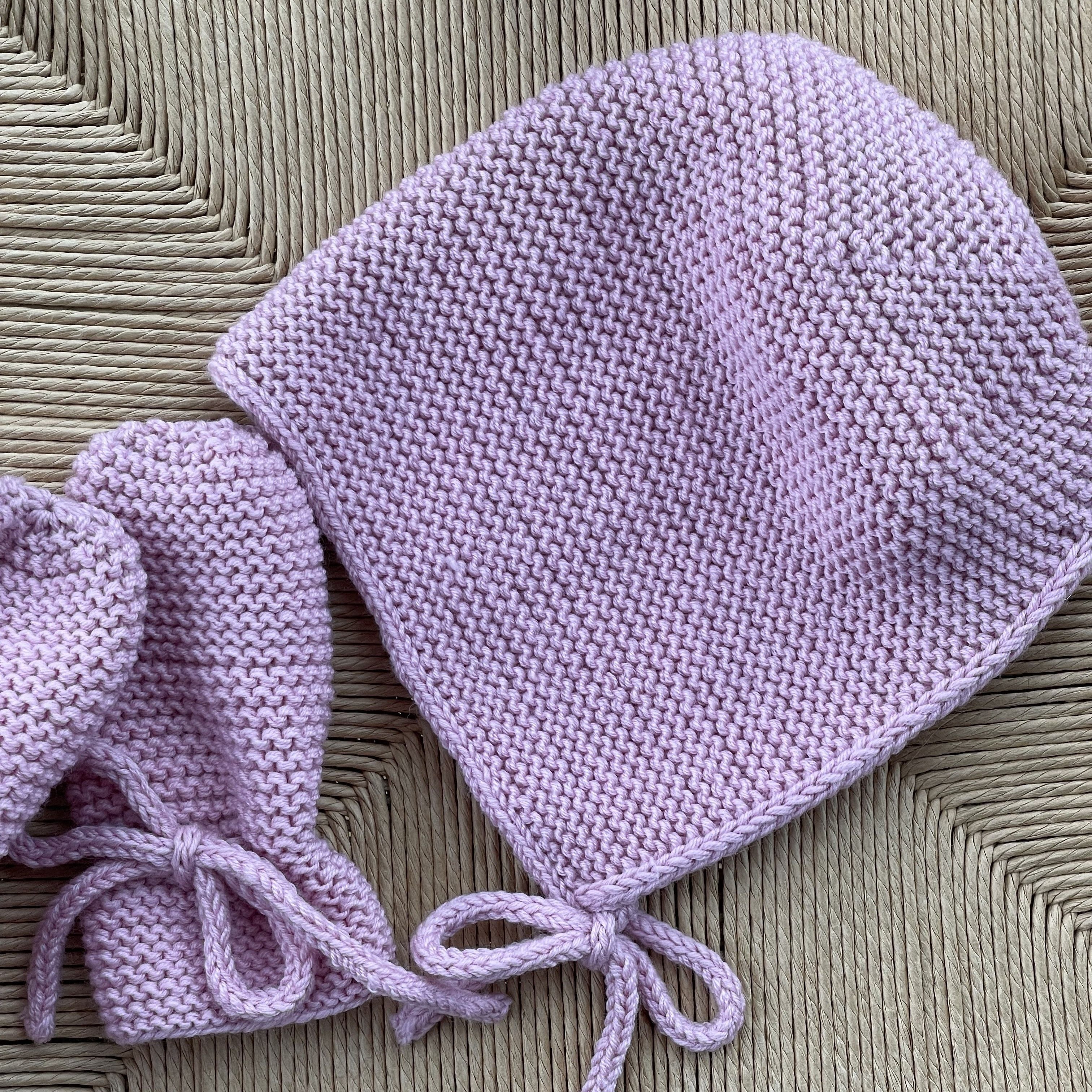hobbii-anleitungen-ultra-easy-bonnet-strickanleitung-babym-tze-0-2-monate image 2