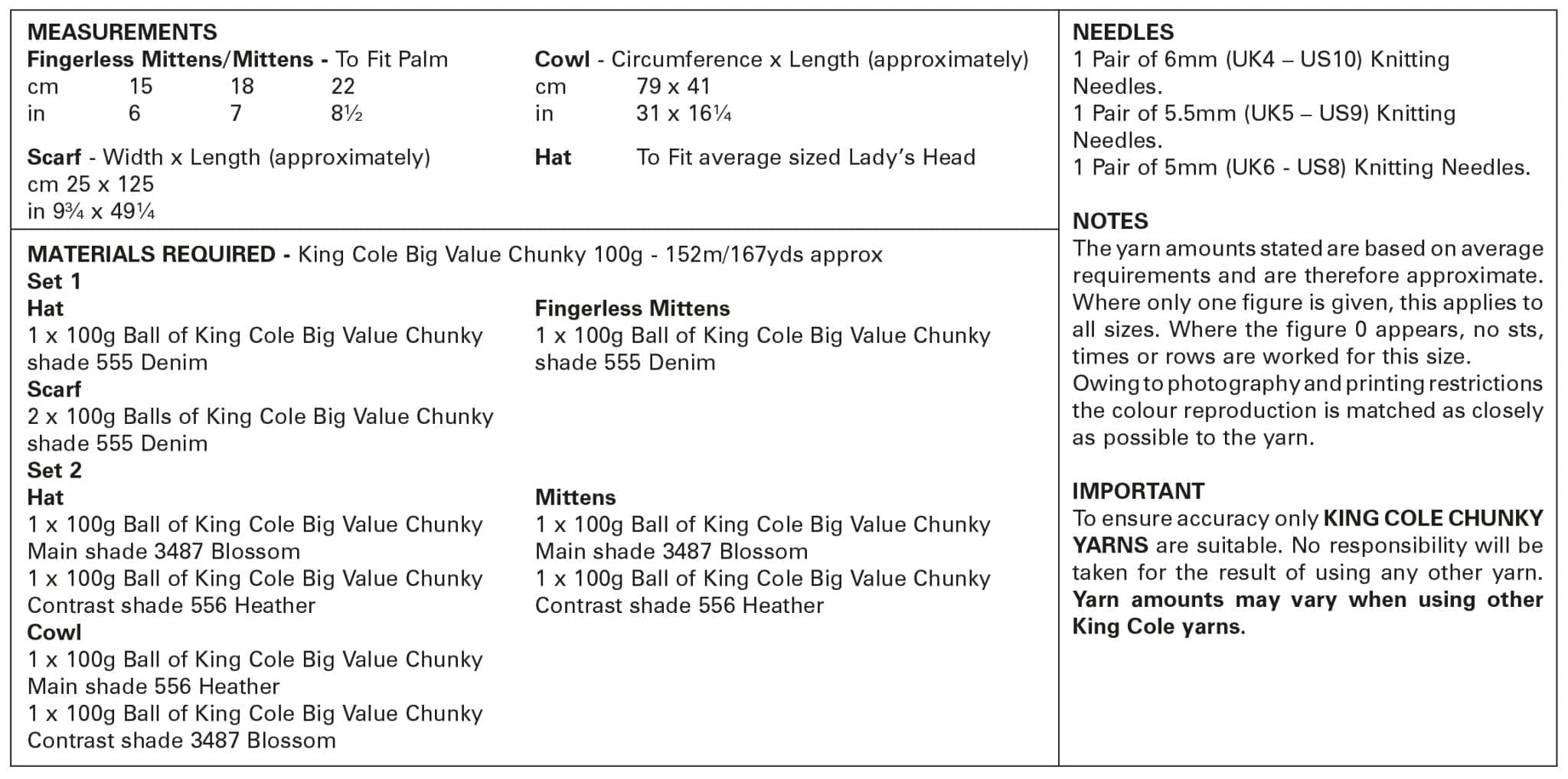 king-cole-5971-strickanleitung-accessoires-big-value-chunky image 3