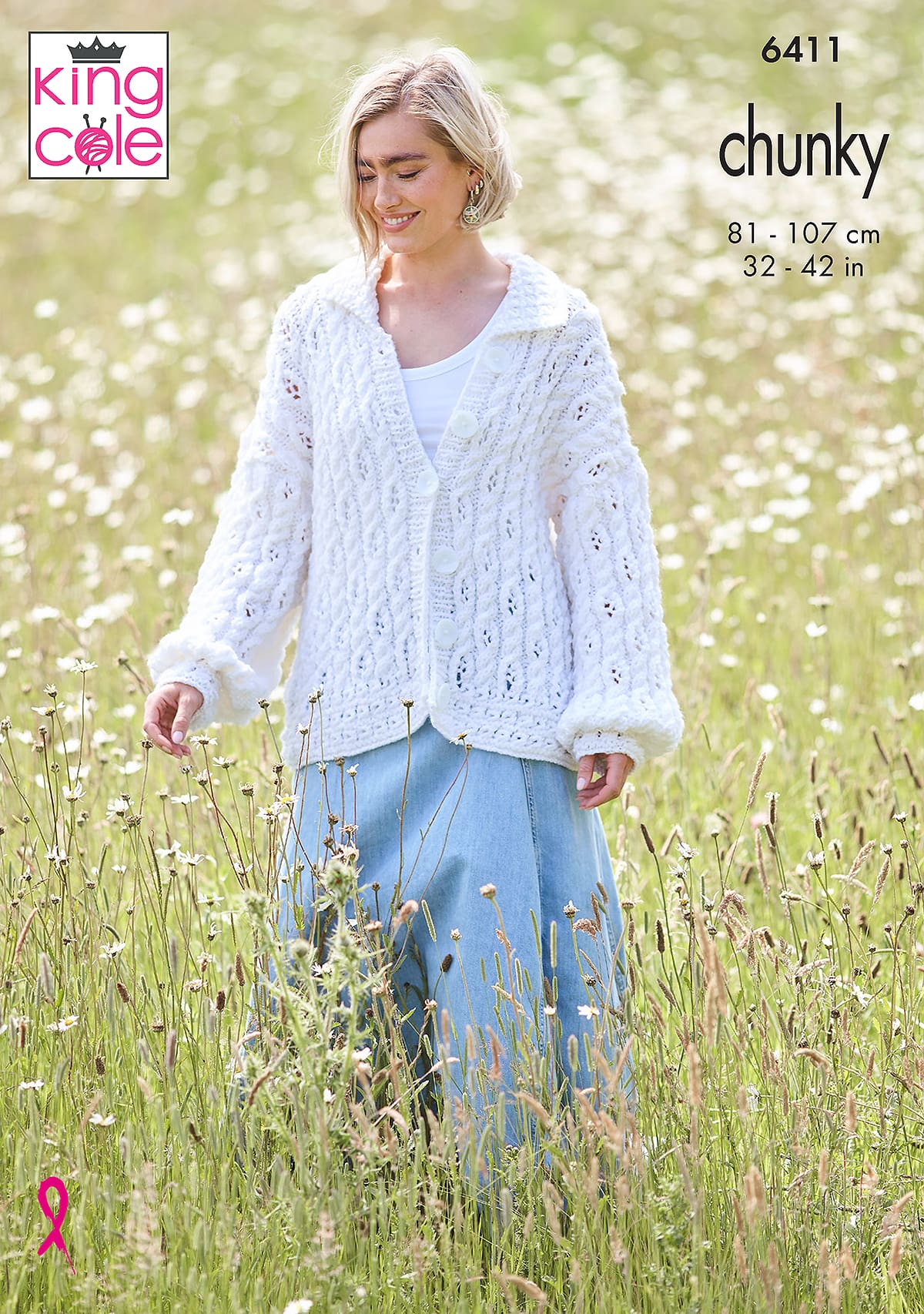 king-cole-6411-damen-strickanleitung-dalesway-chunky image 1