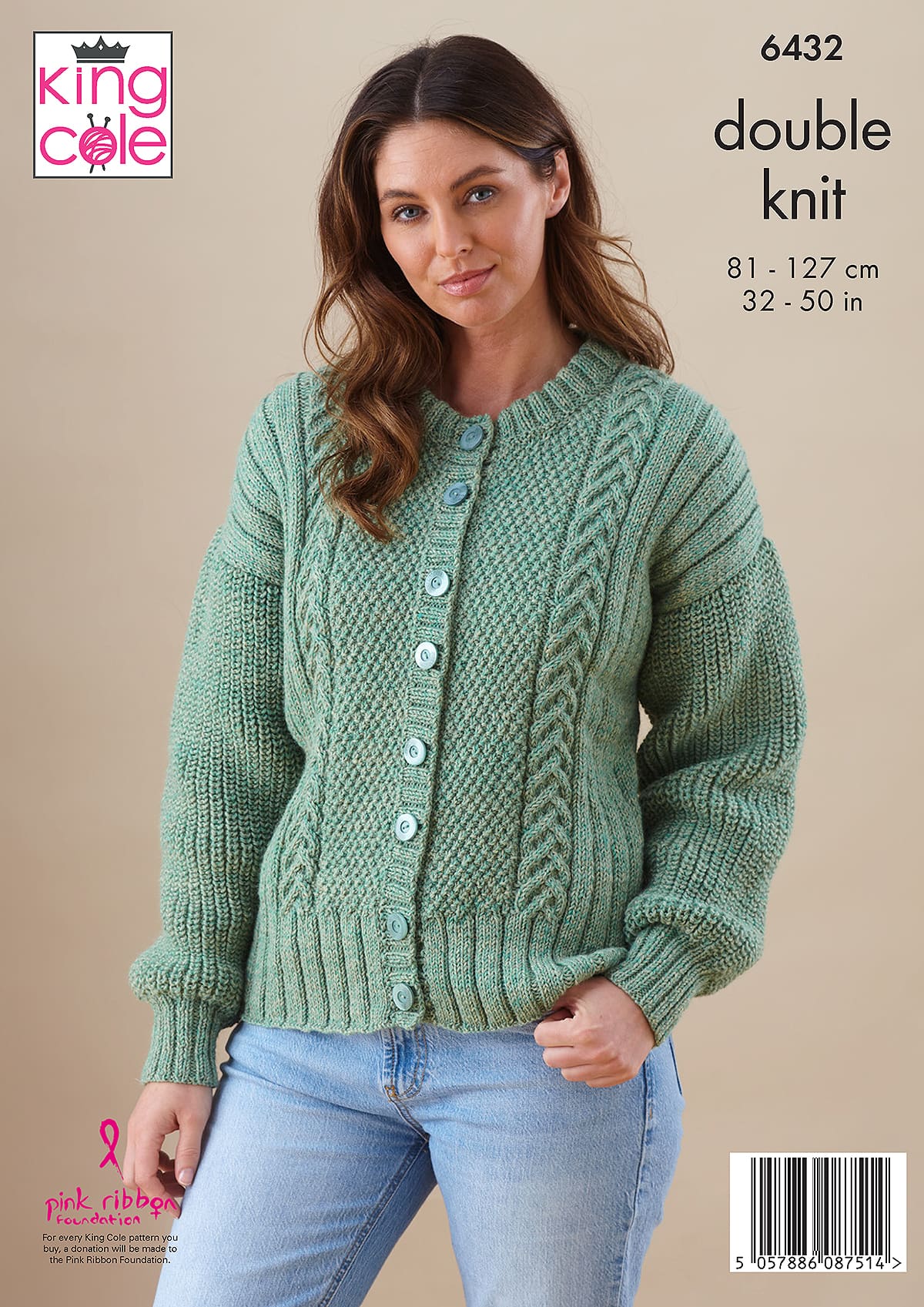 king-cole-6432-pullover-cardigan-strickanleitung-merino-dk image 2