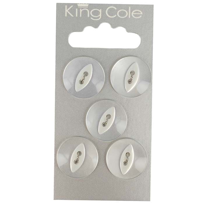 king-cole-haberdashery-fish-eye-buttons-kn-pfe-transp-gro image 1
