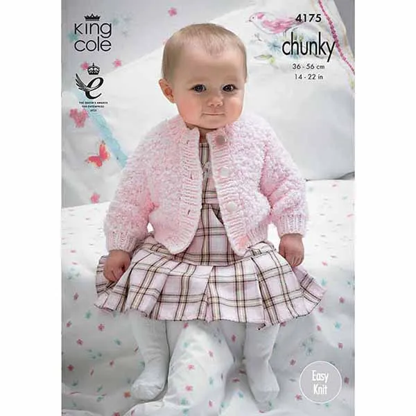 king-cole-patterns-4175-cardigans-strickanleitung-chunky image 1
