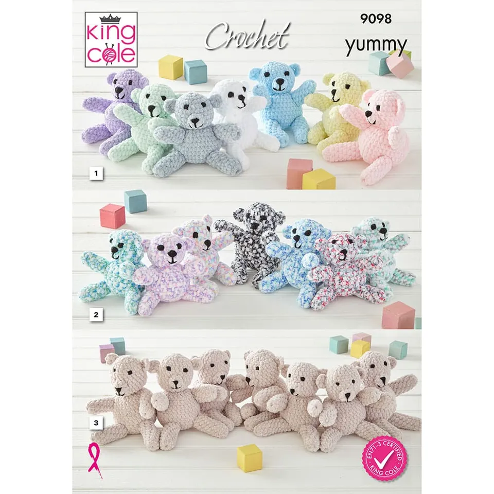 king-cole-patterns-9098-h-kelanleitung-teddy-zugluftstopper-yummy image 1