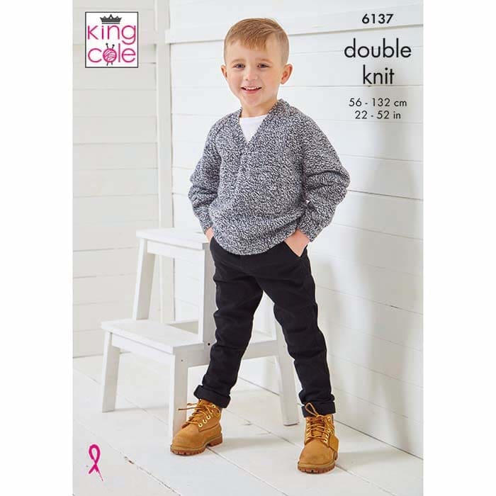 king-cole-6137-sweater-pricewise-twirly-dk-anleitung image 1