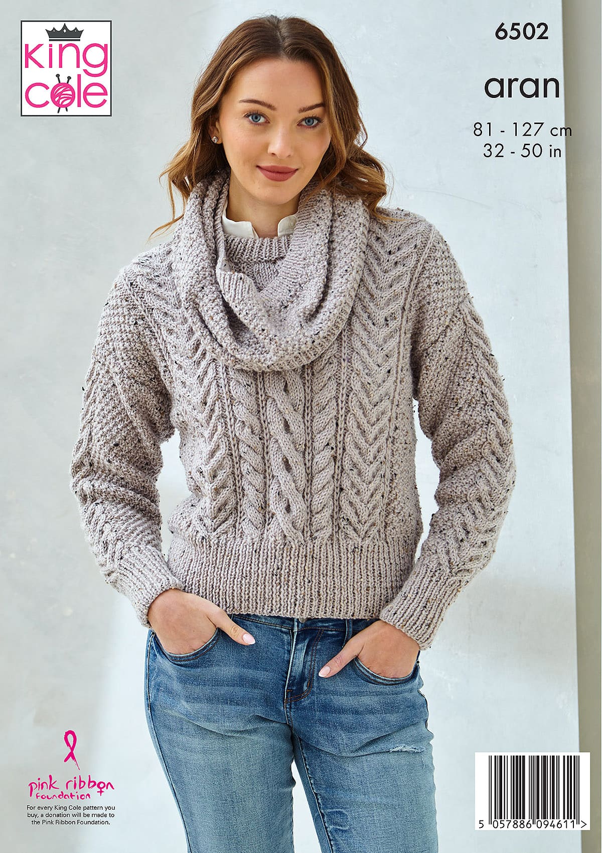 king-cole-6502-strickanleitung-scardigan-fashion-aran image 2