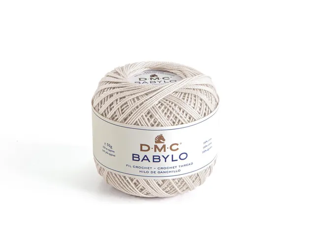 dmc-petra-babylo-nr-10-h-kelgarn-50g-farbe-3865-baumwolle image 1