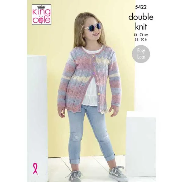 king-cole-5422-strickanleitung-cardigans-beaches-dk image 1